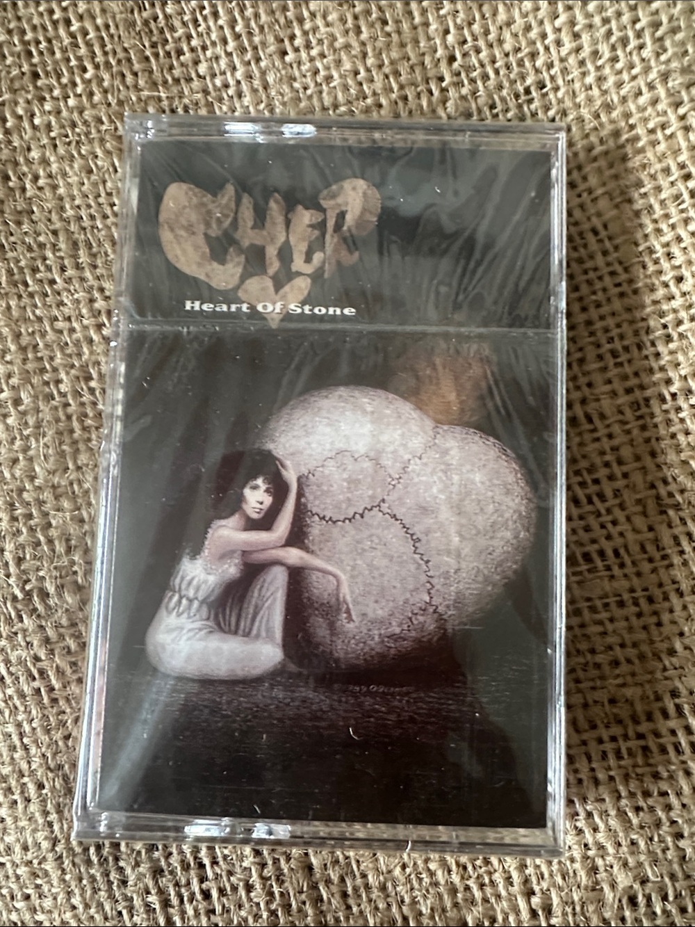 Heart of Stone Cher. Cassette tape - new old stock. In plastic